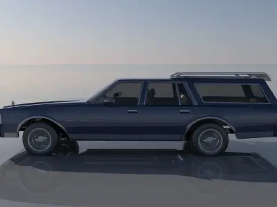 Chevrolet Caprice Wagon 1977  3D print model