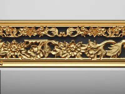 Classic mirror 2 3D model