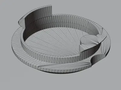 Towing eye cover Smart ForTwo 3D print model