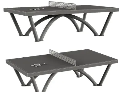 Table Tennis Ping Pong Table 3D model
