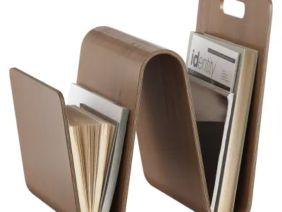floor accessories with magazine holder 3D model