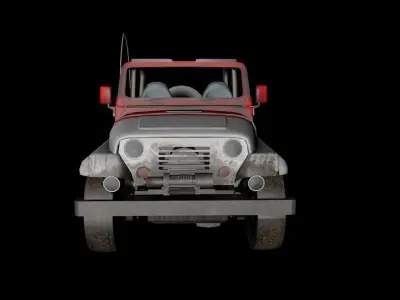 Wrangler Jurassic Park 3D model