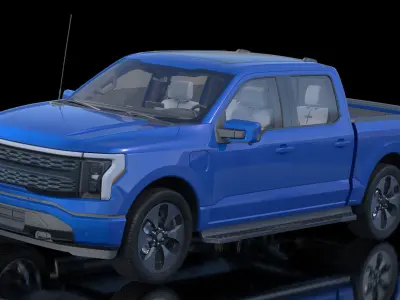 Electric Pickup Truck 3D model