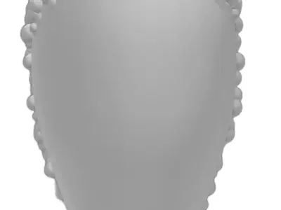 Bubbles Vase 3D Model  3D print model