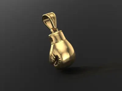 Boxing Glove Pandant 3D print model