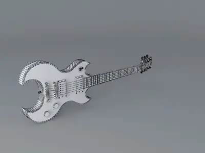 Gibson RIP model guitar Free 3D model