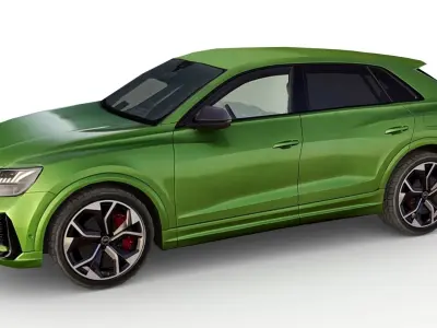 Audi RS Q8 2020  Low-poly 3D model
