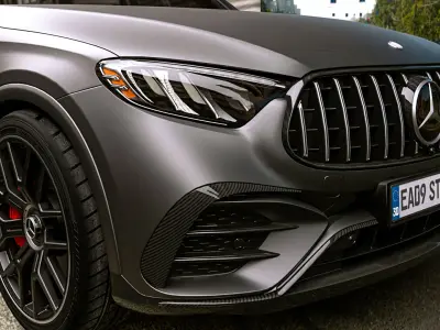 2025 Mercedes-AMG GLC 63 S Coupe 3D model