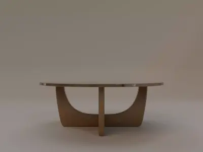 Minimalist coffee table 3D model