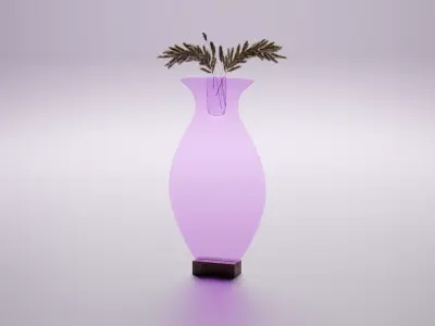Vase made of glass  Free 3D model
