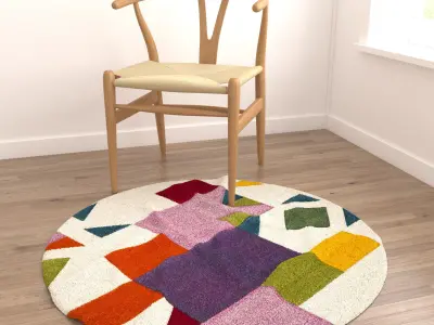 Rugs No 134 Low-poly 3D model