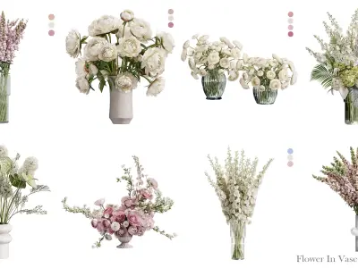 Flower In Vase Collection 05