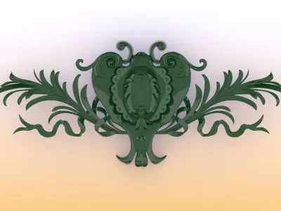 ProArt - Decor frame element 02 3D model