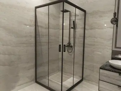 Shower cabin Free 3D model