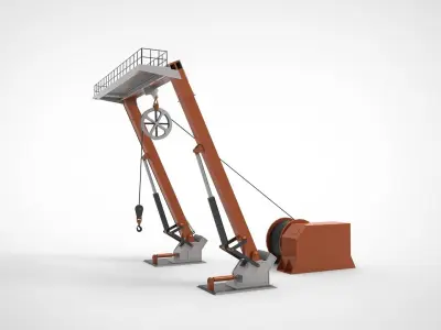 Offshore Lifting Equipment 3D model