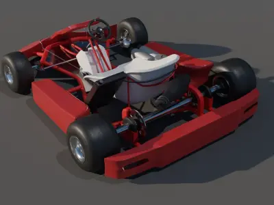 Kart 125cc 3D model