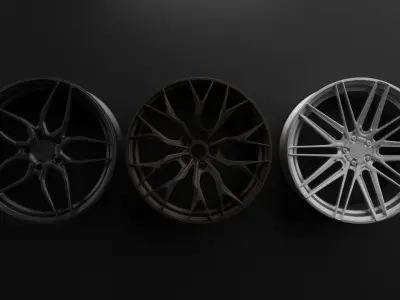 sport rim pack 3D model