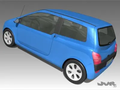 Small City Car 3D model