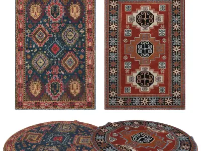 Rugs No 846 Low-poly 3D model