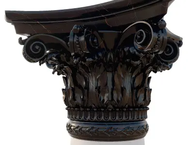 Column corinthian order 3D model