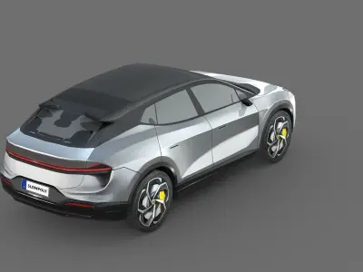 Lotus Eletre 2023 Low-poly 3D model