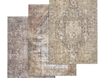 Rug Set 1346 3D model