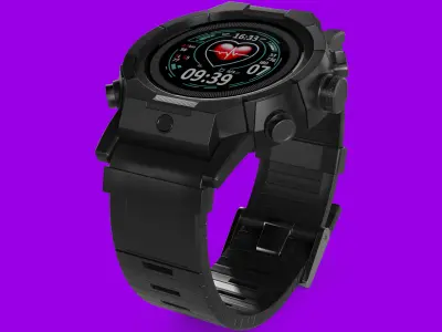 Sport watch 3D model