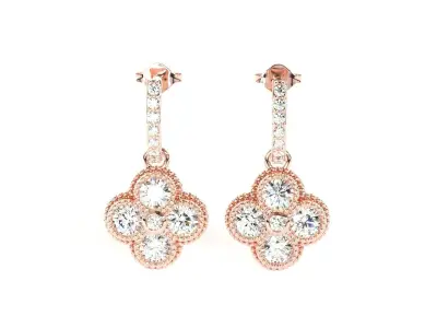 Drop earring 3D print model