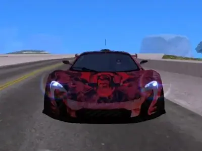 McLaren P1 gt  Low-poly 3D model