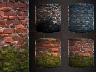Wall Material - VOL 05 - Maps - Sbsar Texture