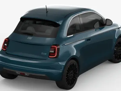 Fiat 500 2021 3D model
