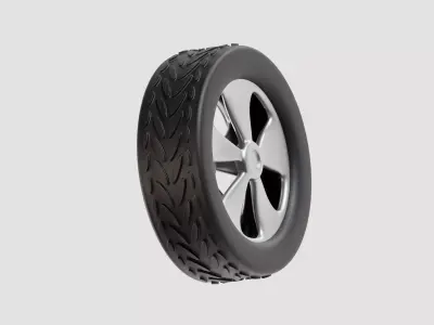 Tire car tire truck tire  Low-poly 3D model