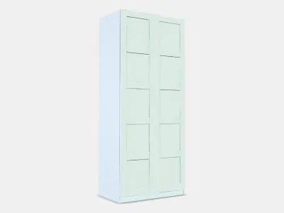 PAX - BERGSBO Wardrobe Low-poly 3D model