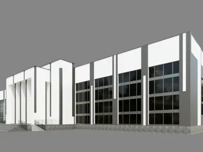 Sport Complex ID067 3D model