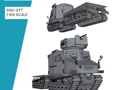 SISU GTT 3D print model