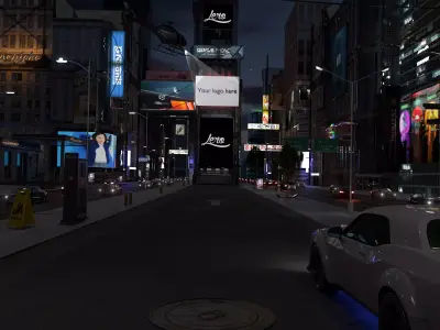 NYC Time Square  3D model