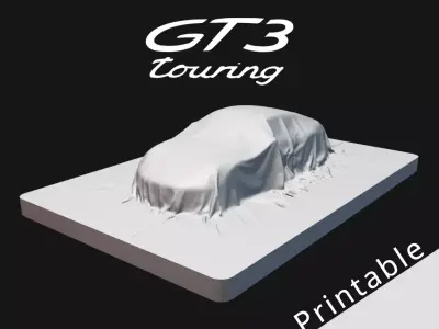Porsche 911 GT3 Touring 992 3D print model