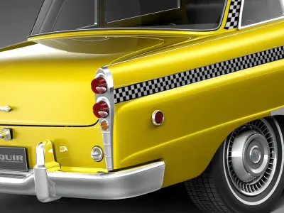 Checker Cab A8 Marathon 1956-1982 3D model
