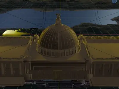 indian palace 3D model 3D model