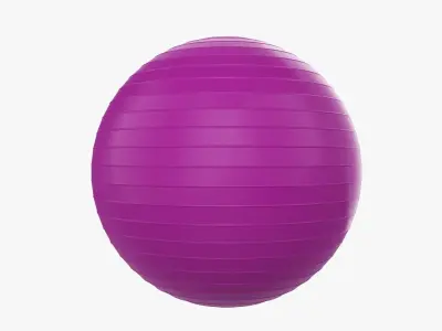 Fitness exercise ball 3D model