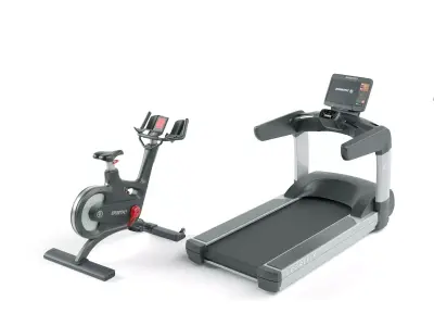 Fitness Models     Bike Treadmill 3D model