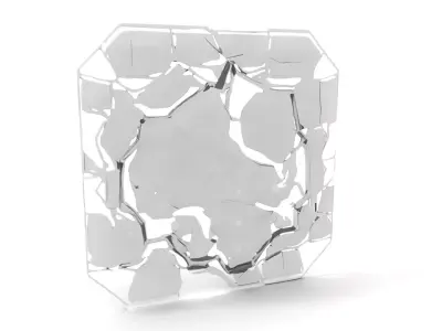 Abstract Geometric Wall Art Model Pack Low-poly 3D model