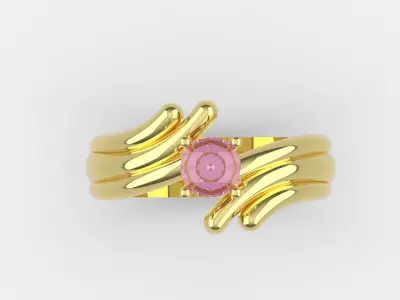Engagement Ring  Free 3D print model