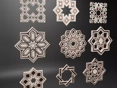 6 trim pattern  3D model