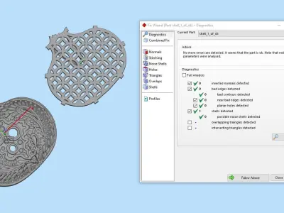 Pomegranate pendant Gold  3D print model