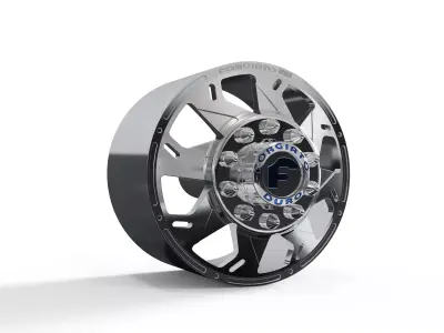 FRONT forgiato Forata DURO DUALLY WHEEL 3D print model