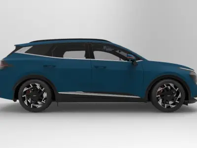 Kia Sportage 2022 Interior 3D model