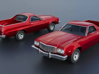 Ranchero 1974 3D print model