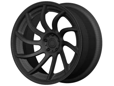 Artisa Night Aftermarket Wheel Low-poly 3D model