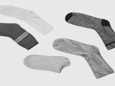 -Socks Set- 3D model